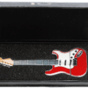 MIniature red electric guitar in miniature case